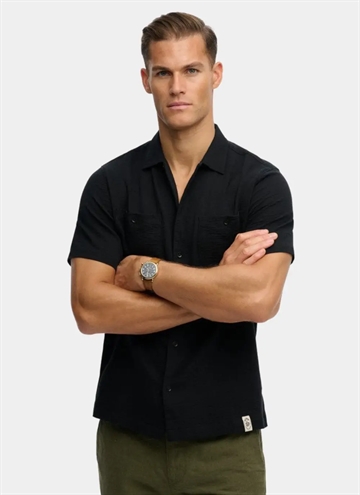 Superdry Merchant Strukturerad Korta ärmar Skjorta